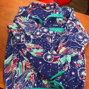 Women’s Patagonia Synchilla Blue Harvest Moon Owls